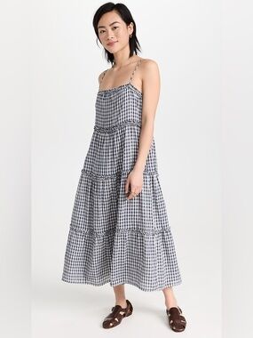 Rails Zuri Sailor Check Midi Dress